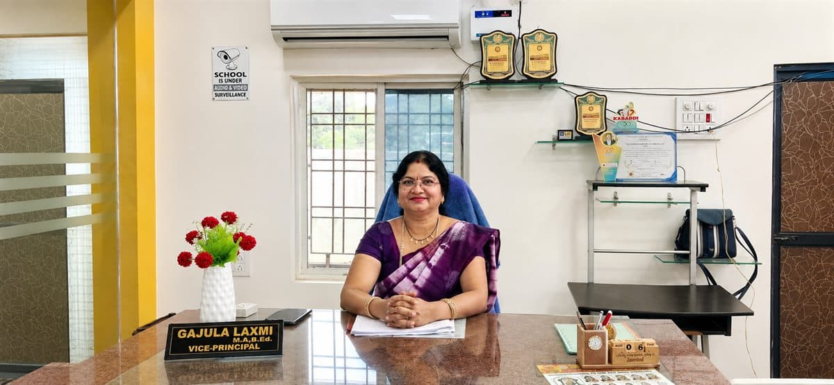 Gajula Laxmi, Vice-Principal of Sri Krishnaveni Group of Schools